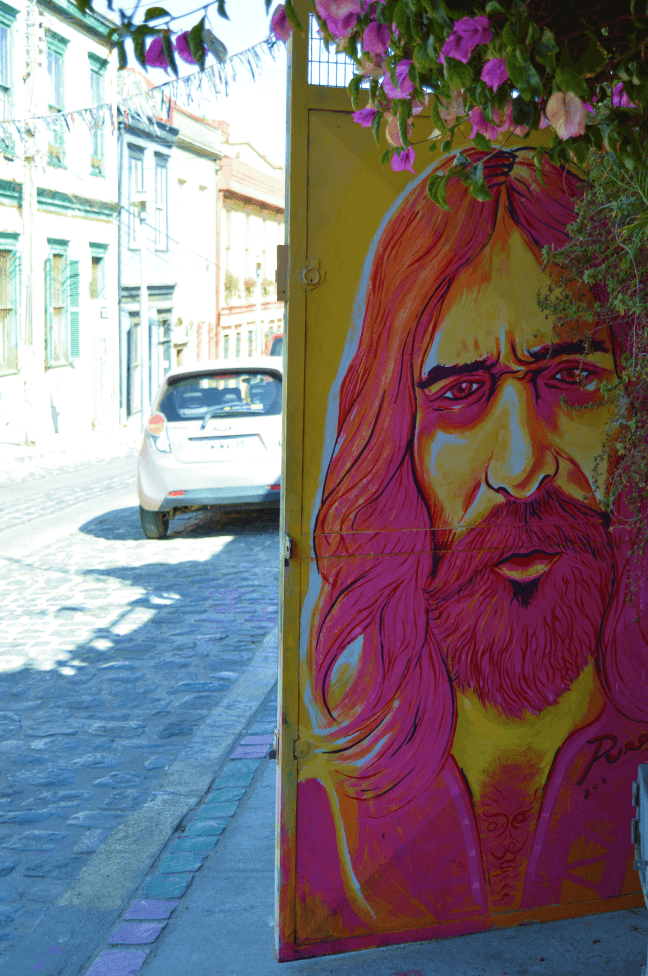 Graffitis in Valparaíso.