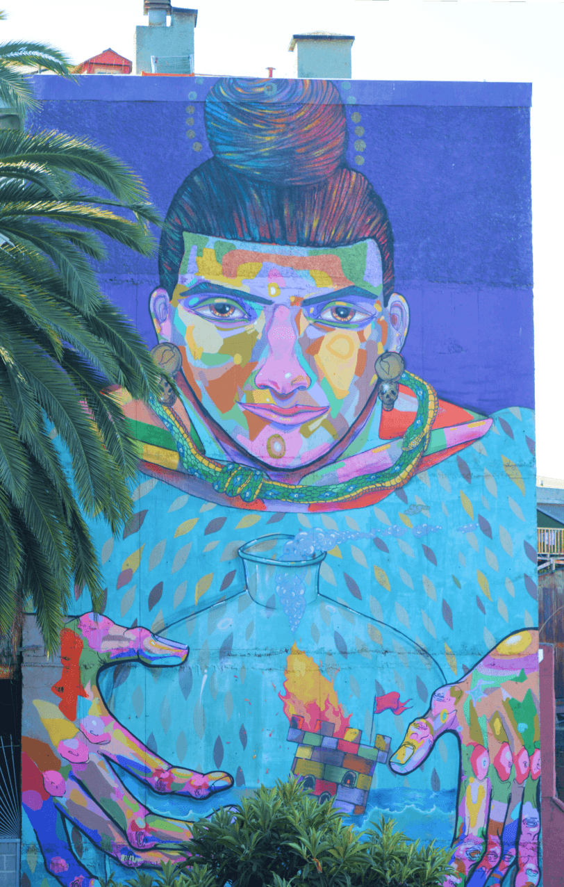 Graffitis in Valparaíso.