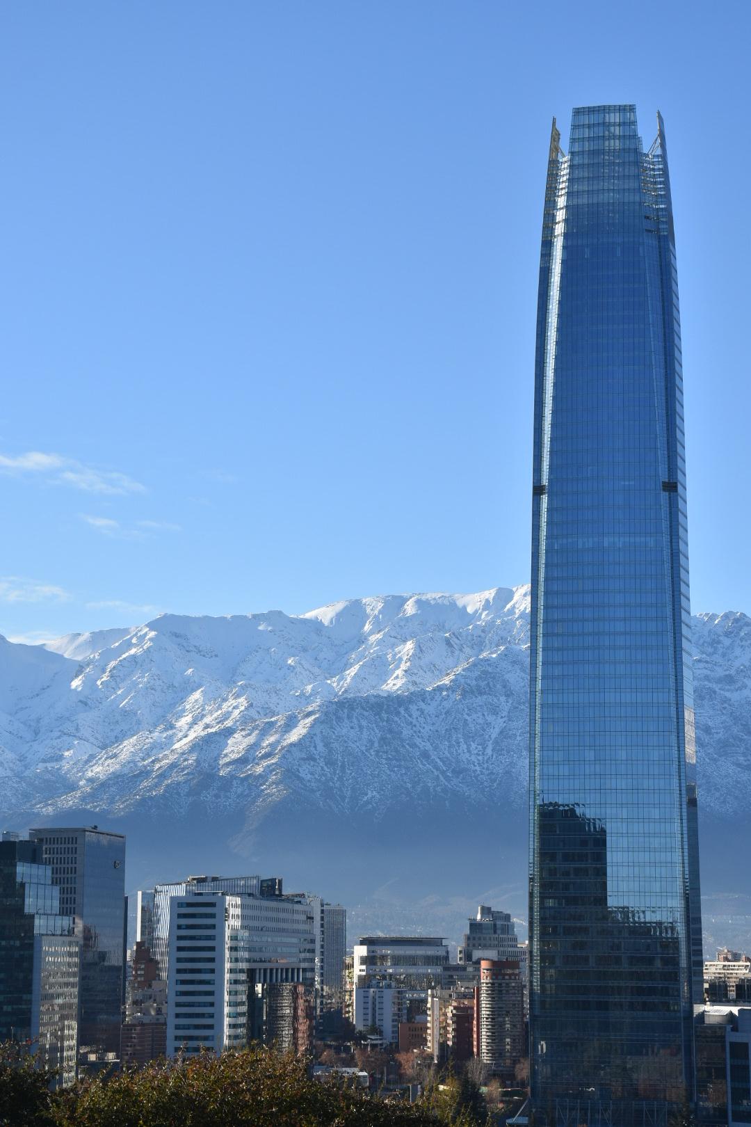 Snow in Santiago.